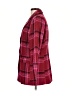 Nine West Plaid Burgundy Blazer Size L - photo 5