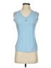 Adidas 100% Polyester Blue Sleeveless Top Size S - photo 1