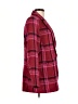 Nine West Plaid Burgundy Blazer Size L - photo 4