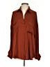 Free People 100% Polyester Brown Long Sleeve Blouse Size S - photo 1