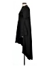 Unbranded 100% Cotton Solid Black Casual Dress Size L - photo 5