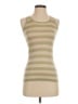 TSE Tan Sleeveless Silk Top Size S - photo 1