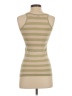 TSE Tan Sleeveless Silk Top Size S - photo 2