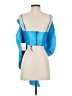ASOS 100% Polyester Blue Kimono Size 4 - photo 2