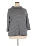 Talbots Outlet Houndstooth Gray Turtleneck Sweater Size 3X - photo 1