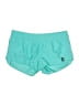 Hurley 100% Recycled Polyester Solid Teal Athletic Shorts One size - photo 1