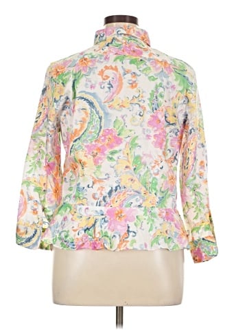 Lauren by Ralph Lauren 3/4 Sleeve Blouse (view 2)