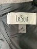 Le Suit Solid Gray Cocktail Dress Size 4 - photo 7