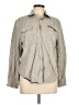 Rag & Bone 100% Polyester Metallic Gray Long Sleeve Blouse Size L - photo 1