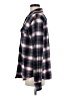 Eden & Olivia Plaid Gray Long Sleeve Button-Down Shirt Size M - photo 5