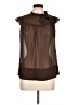 BCX Brown Sleeveless Blouse Size L - photo 1