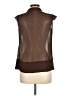 BCX Brown Sleeveless Blouse Size L - photo 2