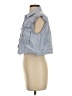 Zara Blue Sleeveless Button-Down Shirt Size S - photo 5