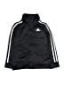 Adidas 100% Polyester Black Track Jacket Size 4T - photo 1