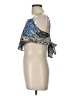 Lulus 100% Polyester Blue Sleeveless Blouse Size L - photo 5