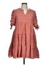 Altar'd State 100% Polyester Pink Casual Dress Size L - photo 1