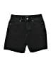 Paige Solid Black Denim Shorts Size 26 waist - photo 1