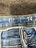 Gap Kids Solid Blue Jeans Size 14 - photo 3