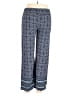 Anne Carson 100% Rayon Print Blue Casual Pants Size L - photo 2