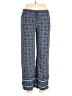 Anne Carson 100% Rayon Print Blue Casual Pants Size L - photo 1