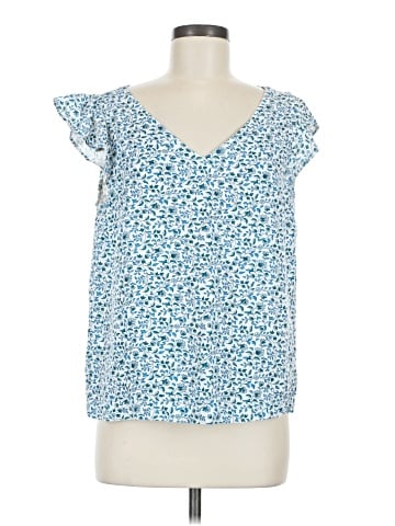 Ann Taylor Factory Short Sleeve Blouse (view 1)