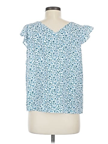 Ann Taylor Factory Short Sleeve Blouse (view 2)