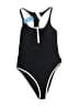 Cupshe Solid Black One Piece Swimsuit Size L - photo 1