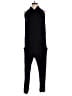 Grass Collection Solid Black Jumpsuit Size L - photo 1
