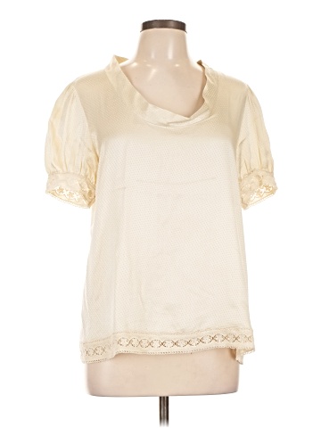 Joie Short Sleeve Silk Top (view 1)