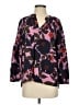 Caslon Purple 3/4 Sleeve Blouse Size S - photo 1