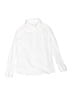 Zara Solid White Long Sleeve Button-Down Shirt Size 7 - photo 1