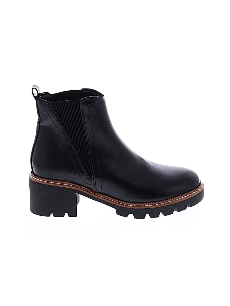 Pre-owned Mia Ankle Boots In Black