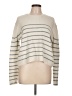 Splendid Stripes Ivory Pullover Sweater Size L - photo 1