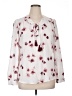 Faded Glory 100% Polyester Ivory Long Sleeve Blouse Size 16 - 18 - photo 1