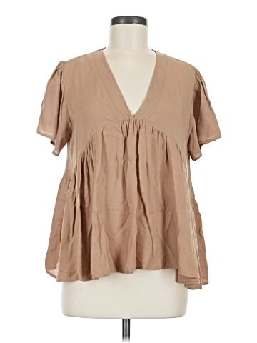KLD Signature Short Sleeve Blouse (view 1)