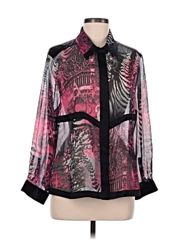Doncaster Sport Long Sleeve Silk Top (view 1)