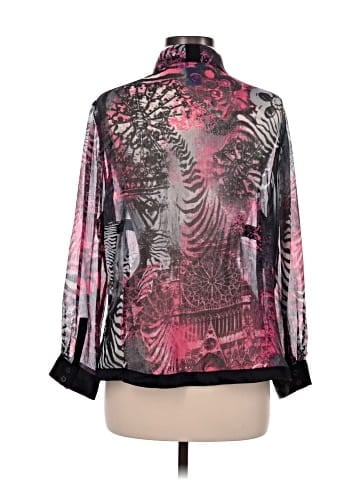 Doncaster Sport Long Sleeve Silk Top (view 2)
