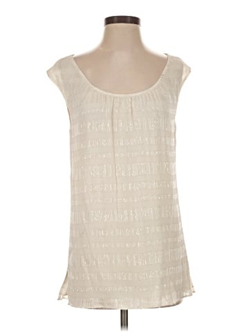 St. John Sleeveless Silk Top (view 1)