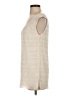 St. John Ivory Sleeveless Silk Top Size P (petite) - photo 5