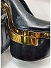 Versace Black Leather Platform Pumps Size EU (IT) 39 / US 9 - photo 5