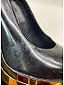 Versace Black Leather Platform Pumps Size EU (IT) 39 / US 9 - photo 3