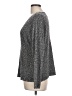 Additions by Chico's Metallic Gray Pullover Sweater Size Lg (2) - photo 5