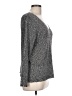 Additions by Chico's Metallic Gray Pullover Sweater Size Lg (2) - photo 4