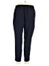J.Crew Factory Store 100% Polyester Solid Blue Casual Pants Size 12 - photo 2