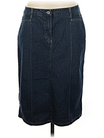 Christopher & Banks Denim Skirt (view 1)