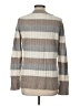 Ann Taylor LOFT Stripes Gray Pullover Sweater Size L - photo 2