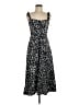 Zara Animal Print Black Casual Dress Size M - photo 1