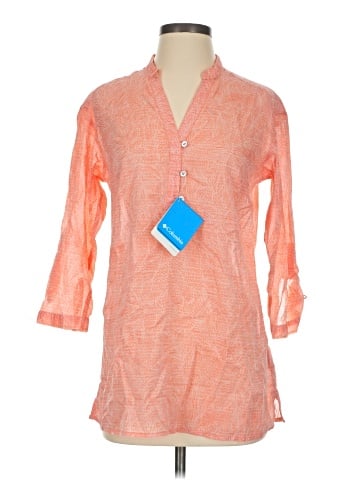 Columbia 3/4 Sleeve Button-Down Shirt (view 1)