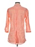 Columbia Orange 3/4 Sleeve Button-Down Shirt Size S - photo 2