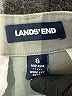 Lands' End Solid Green Cargo Pants Size 8 - photo 7